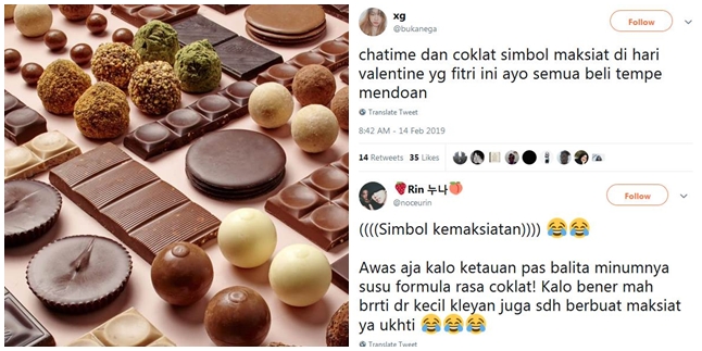 Viral Chocolate Symbol of Sin, Netizens' Comments Make Them Laugh