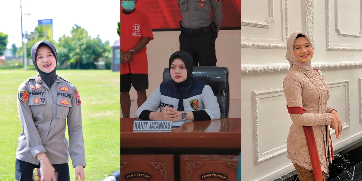 Viral on TikTok! 10 Portraits of Ipda Febryanti Mulyadi, the Youngest Female Police Officer of Akpol 2021 - Now Holding the Position of Kanit Jatanras Polres Klaten