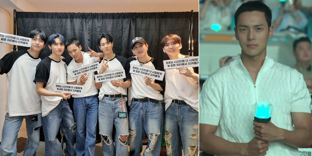 Viral Photos of Minhyuk Attending Monsta X Concert During Military Leave, Looking Handsome and Stunning