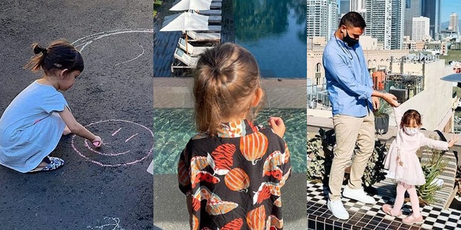 Face Still Kept Secret, Here are 12 Portraits of Baby Zalina, Raisa and Hamish Daud's Child Growing Up Ready to Welcome 3 Years Old