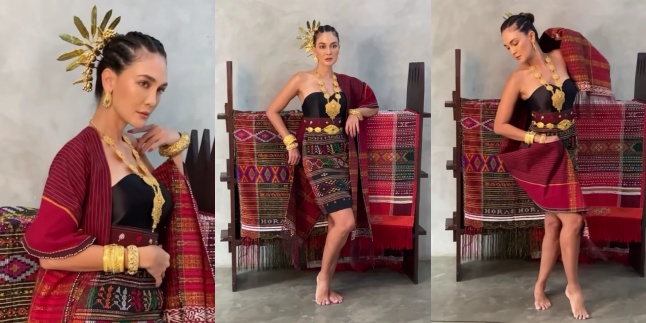 A Woman with a Million Charms, 11 Beautiful Photos of Luna Maya Wearing Ulos in the Latest Photoshoot - Called the Queen of Batak