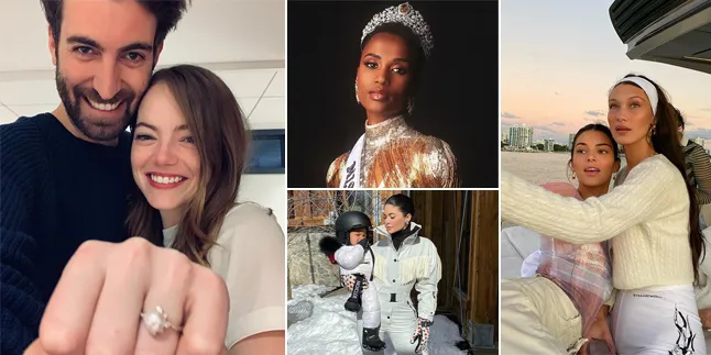 Weekly Hot IG: Emma Stone Tunangan - Zozibini Tunzi Jadi Miss Universe 2019