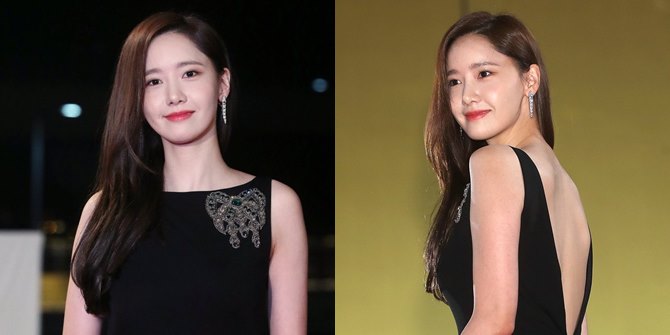 Yoona SNSD at the Blue Dragon Awards 2019, Wearing a Backless Dress to Showcase Smooth Back