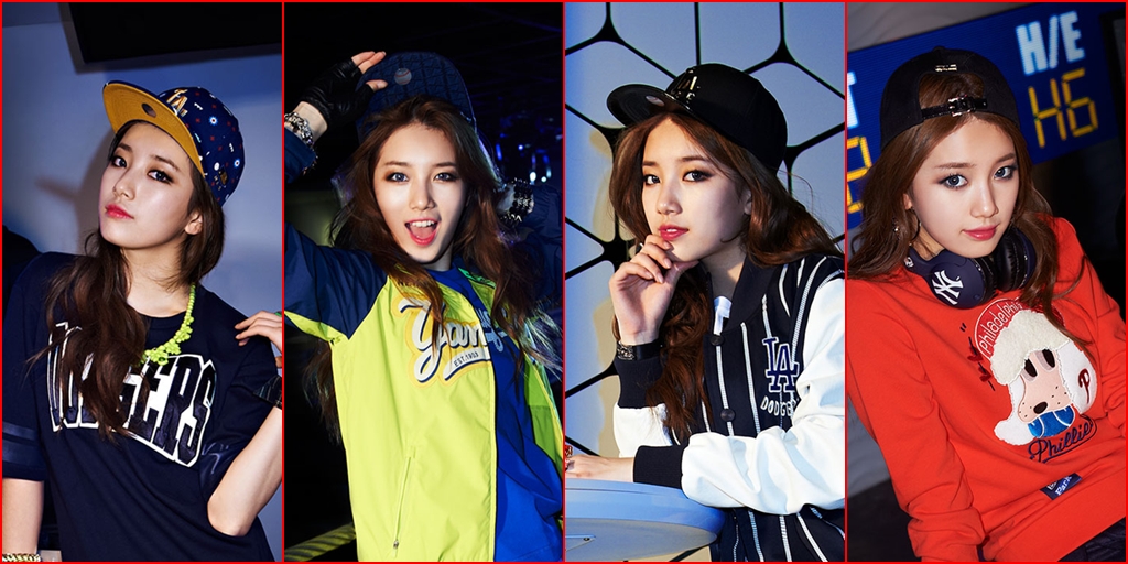 YUK SIMAK FOTO-FOTO SUZY MISS A JADI PEMAIN BASEBALL 