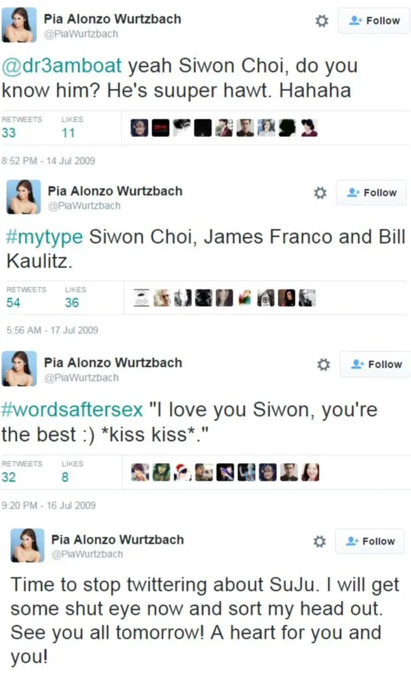 Pesan Twitter Miss Universe yang ternyata fans berat Cboi Siwon. ©Twitter/@onejiwon