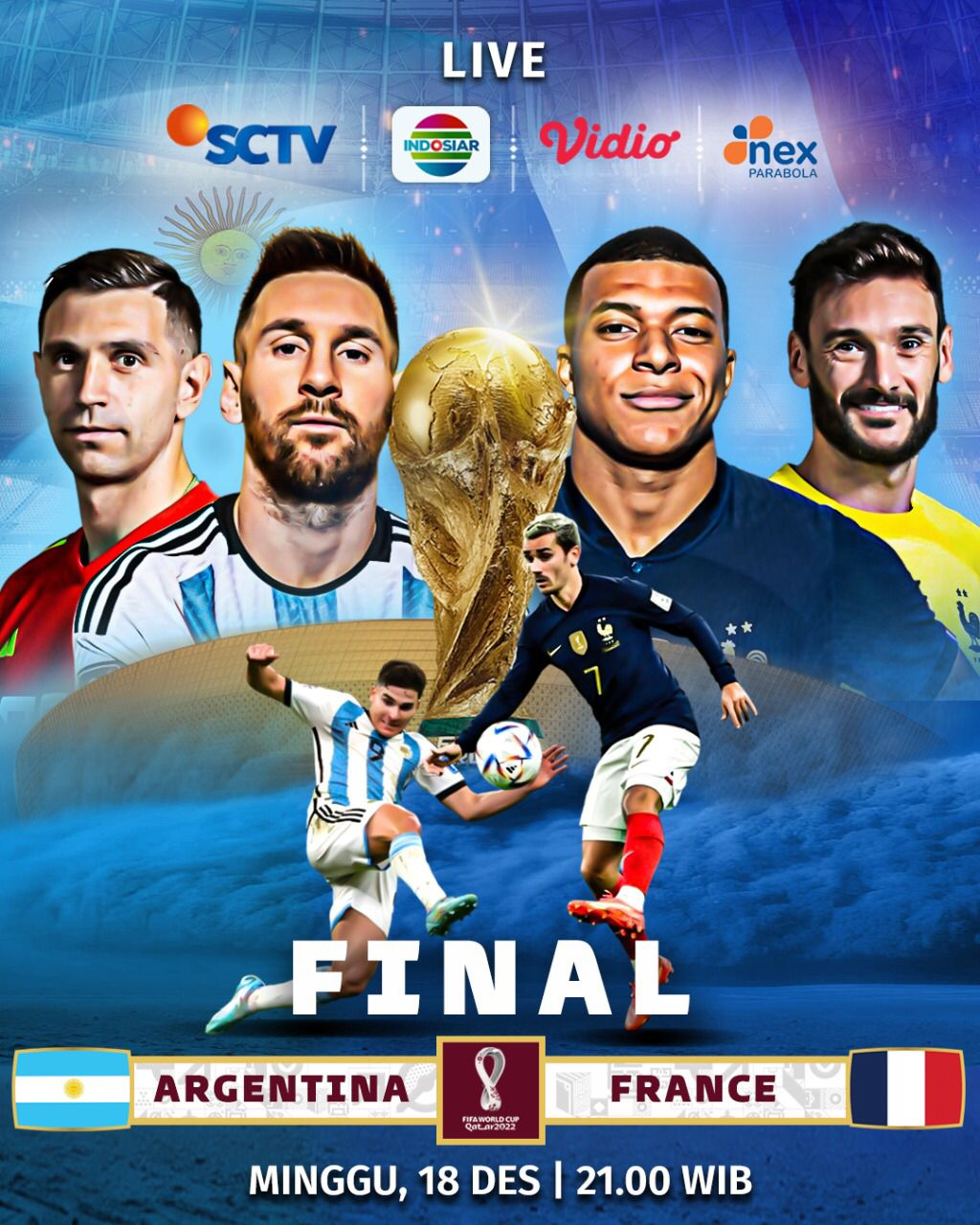 Аргентина Франция превью. Месси Катар 2022. Live streaming Argentina vs Prancis.