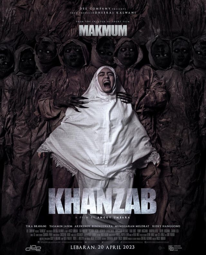 Rilis Di Bioskop Pada Libur Lebaran Film Horor Khanzab Pamer Poster Seram 