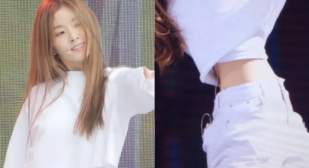 Pinggang kelewat ramping Irene Red Velvet yang langsung bikin netizen heboh. ©koreaboo.com