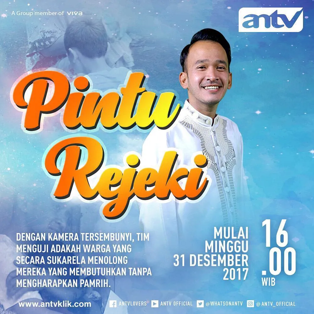 'Pintu Rezeki' dipandu oleh Ruben / Credit: Instagram - @antv_official