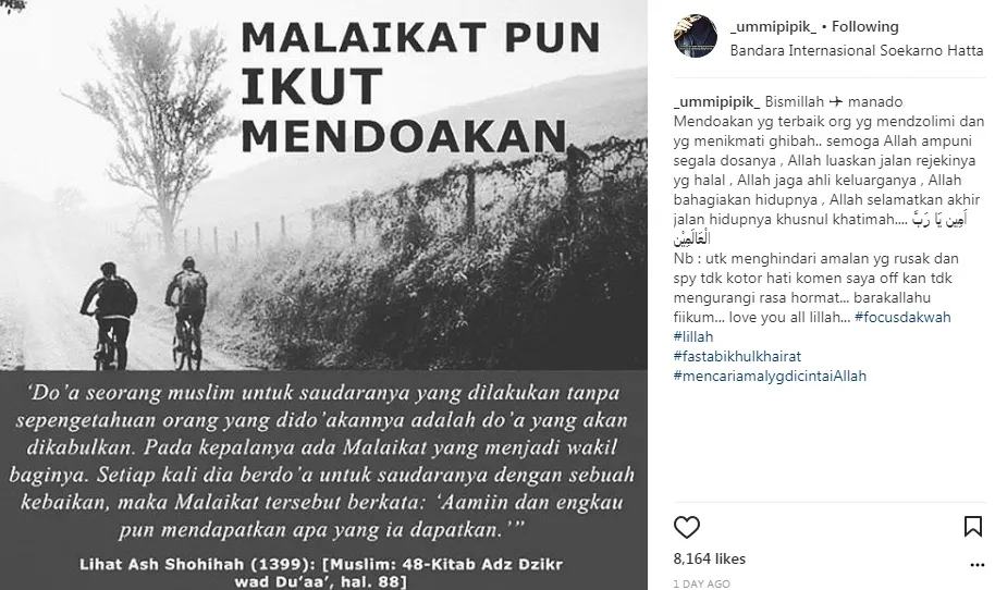 Pipik buka suara soal rumor yang beredar tentang dirinya ©instagram/_ummipipik_