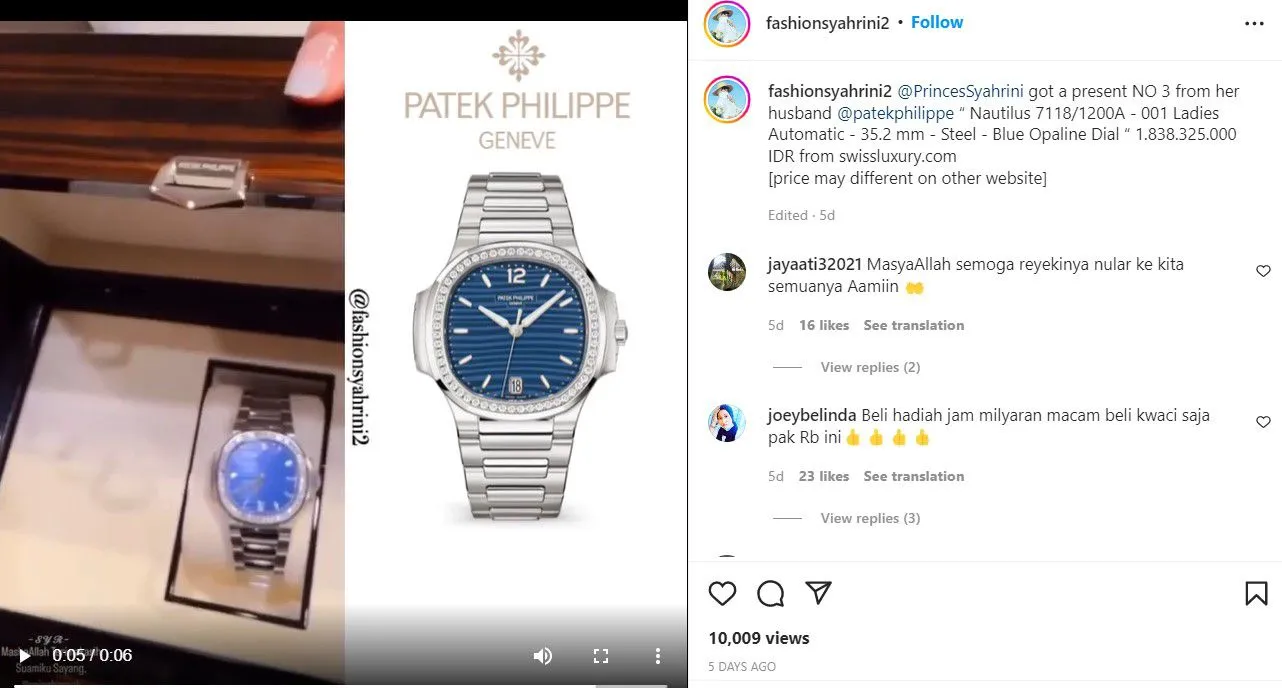 Instagram @fashionsyahrini2