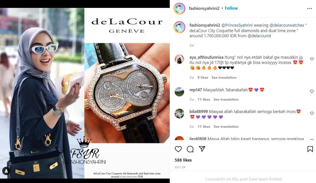 Instagram @fashionsyahrini2