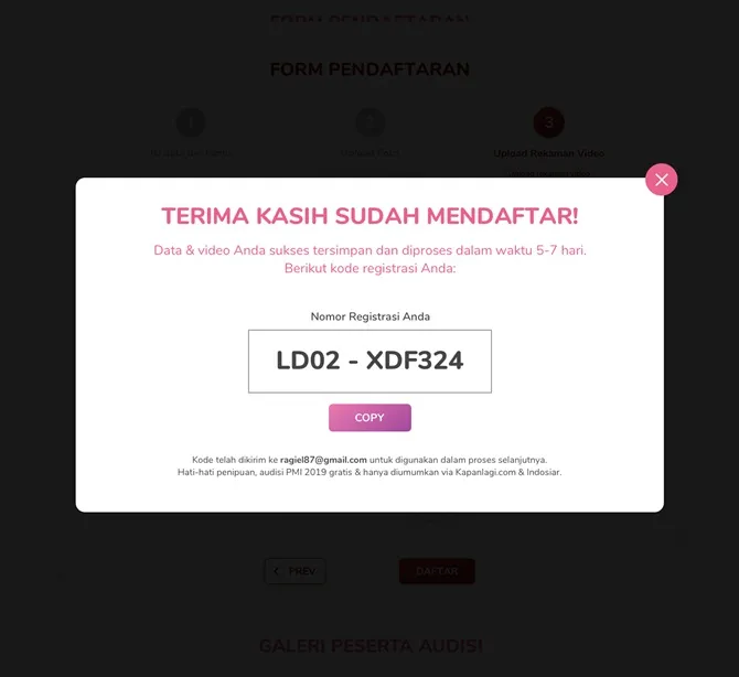 PMI 2019 Credit: Indosiar
