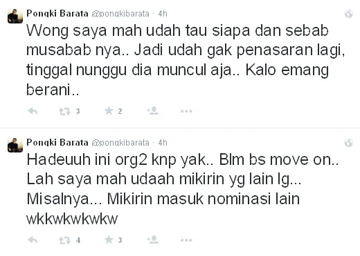 Tantangan Pongki untuk dalang Kontroversi IMA 2015 / © Twitter