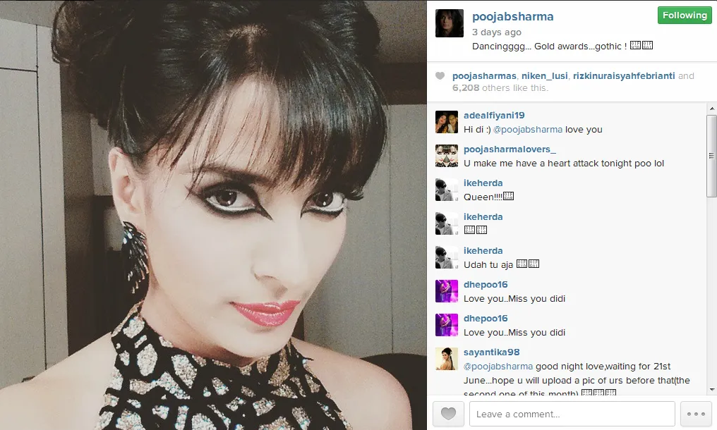 Pooja Sharma tampil bak Cleopatra, cantik kan? @instagram/poojabsharma