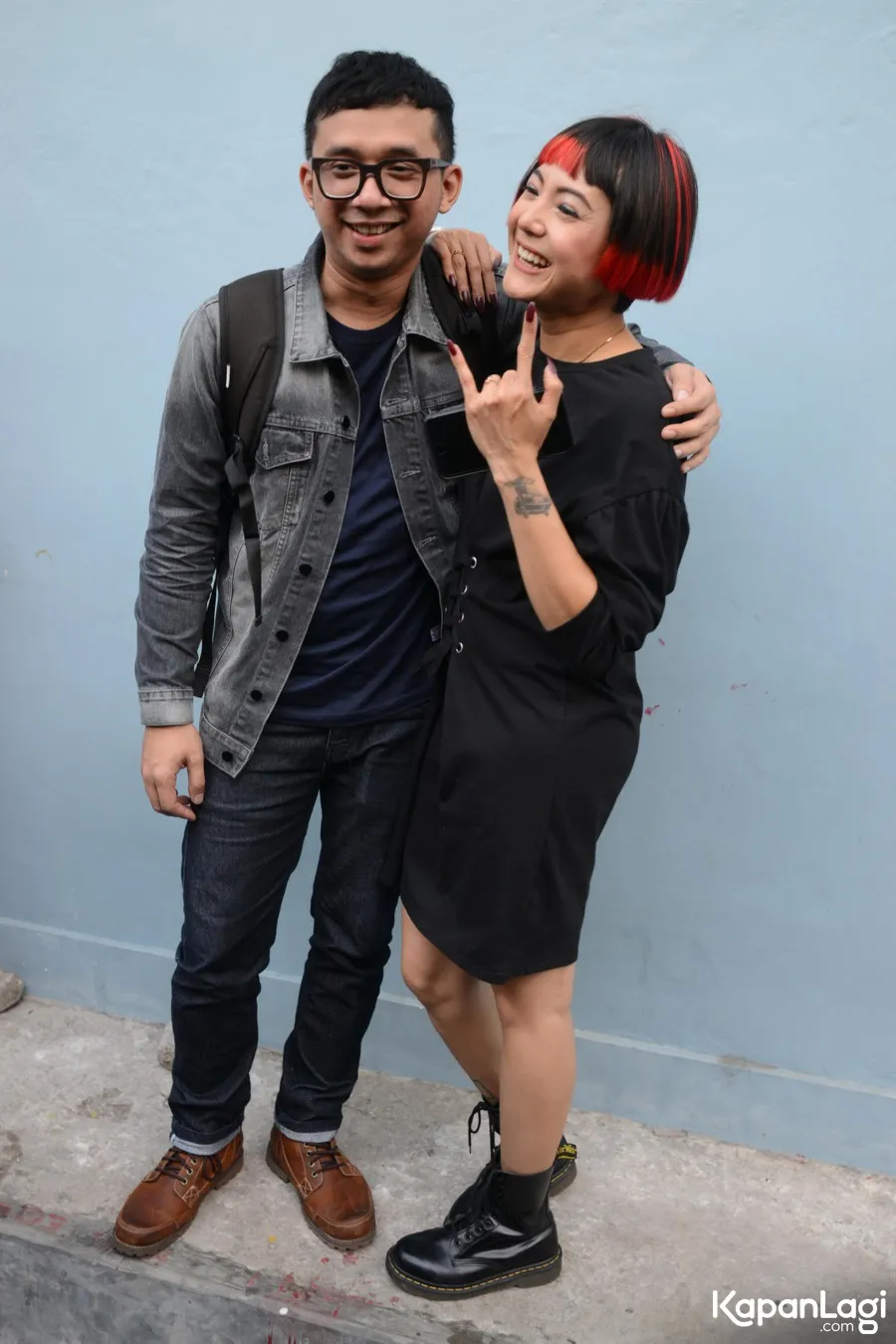Oki dan Poppy siap melangkahkan hubungan ke jenjang yang lebih serius. Credit: KapanLagi.com/Bayu Herdianto