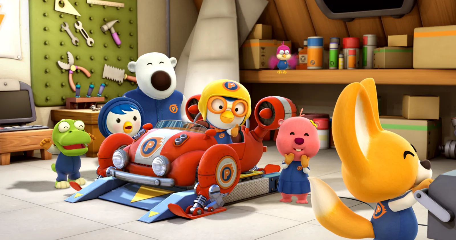 Jangan lewatkan serunya perjuangan Pororo menjadi juara balap mobil @hancinema.net