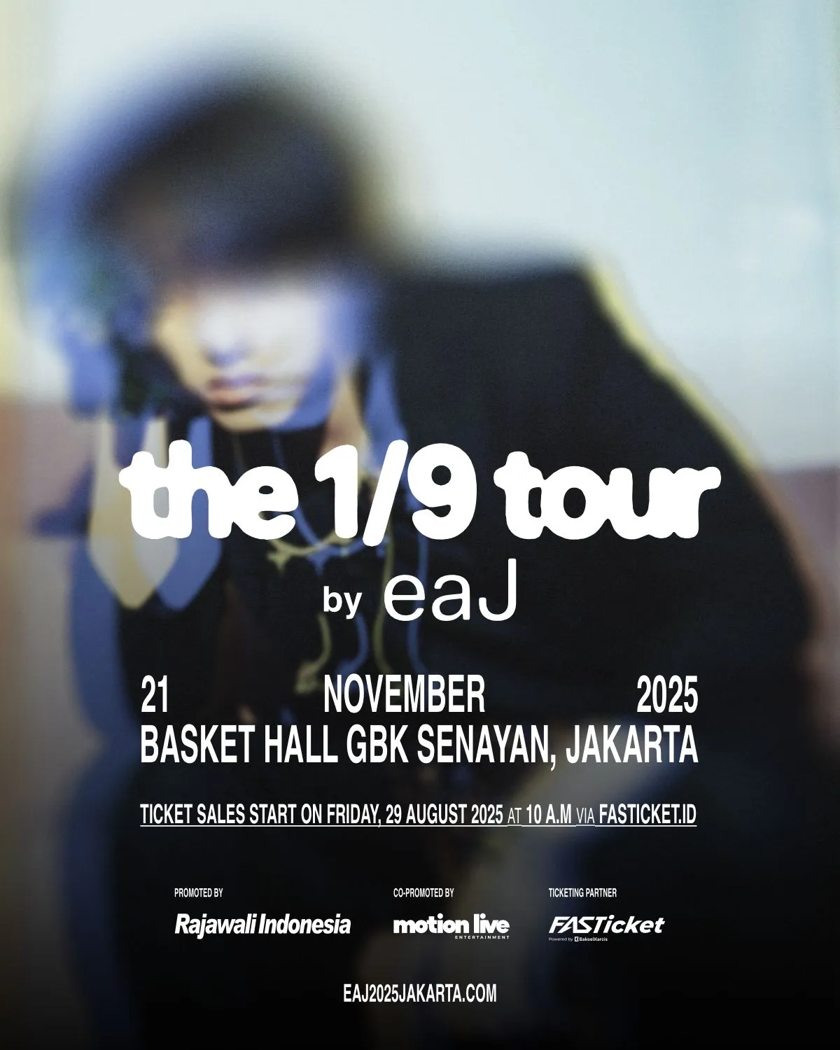 Poster konser eaJ di Jakarta / credit: Rajawali Indonesia