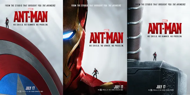 Poster Ant-Man terbaru dengan desain yang cukup menarik/©Marvel