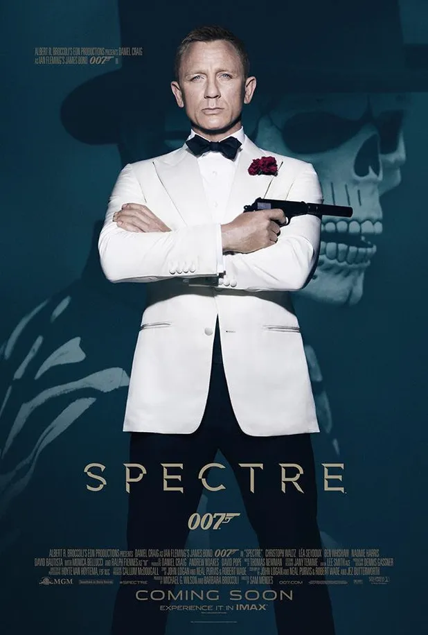 Poster baru SPECTRE, James Bond dibayangi oleh 'Festival Orang Mati'. ©digitalspy.co.uk