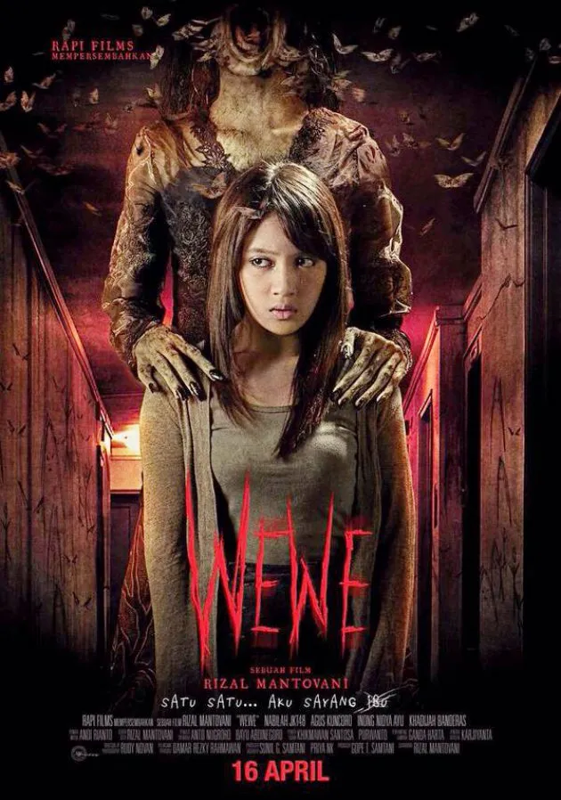 Akankah Nabilah JKT48 berhasil selamatkan adiknya dari cengkeraman hantu Wewe/©Rapi Films