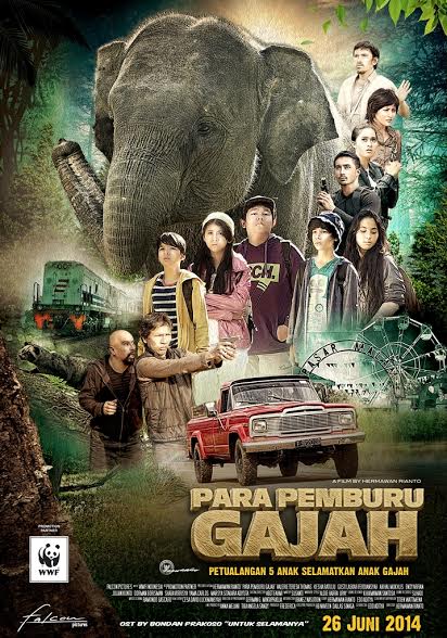 Poster film PARA PEMBURU GAJAH.