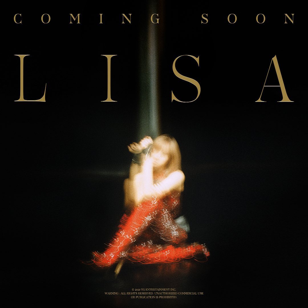 Poster Debut Solo Lisa (credit : instagram/yg_ent_official)