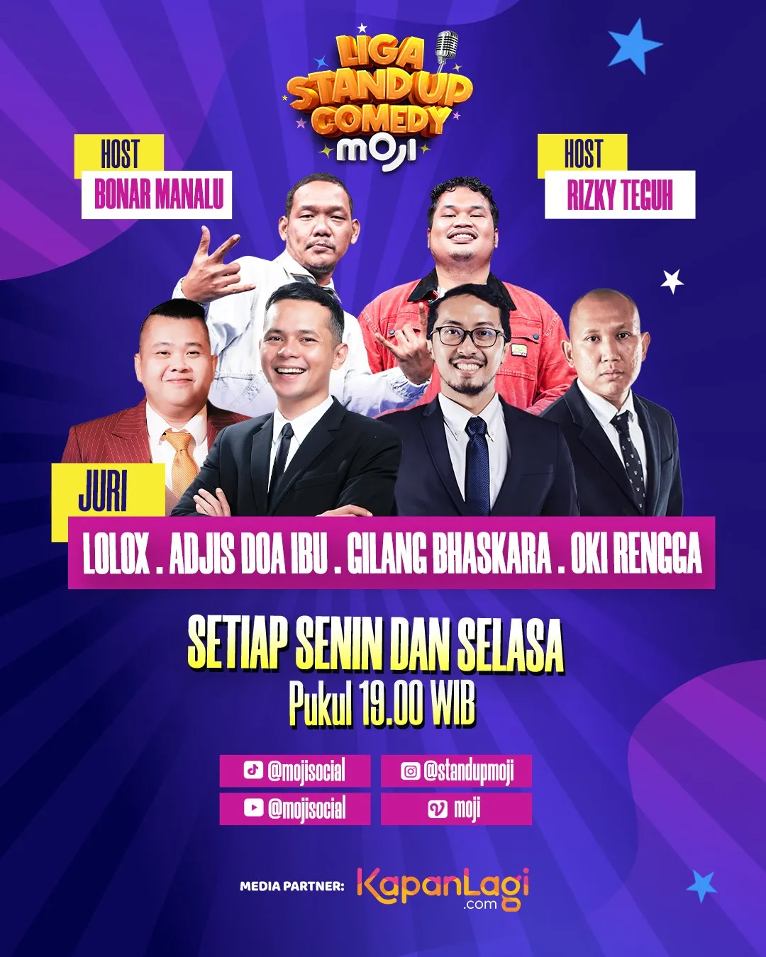 Liga Stand Up Comedy Moji / credit: istimewa