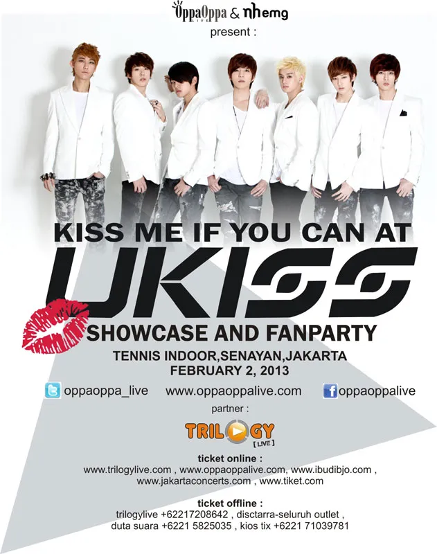 Poster baru showcase U-KISS di Jakarta ©KapanLagi.com®
