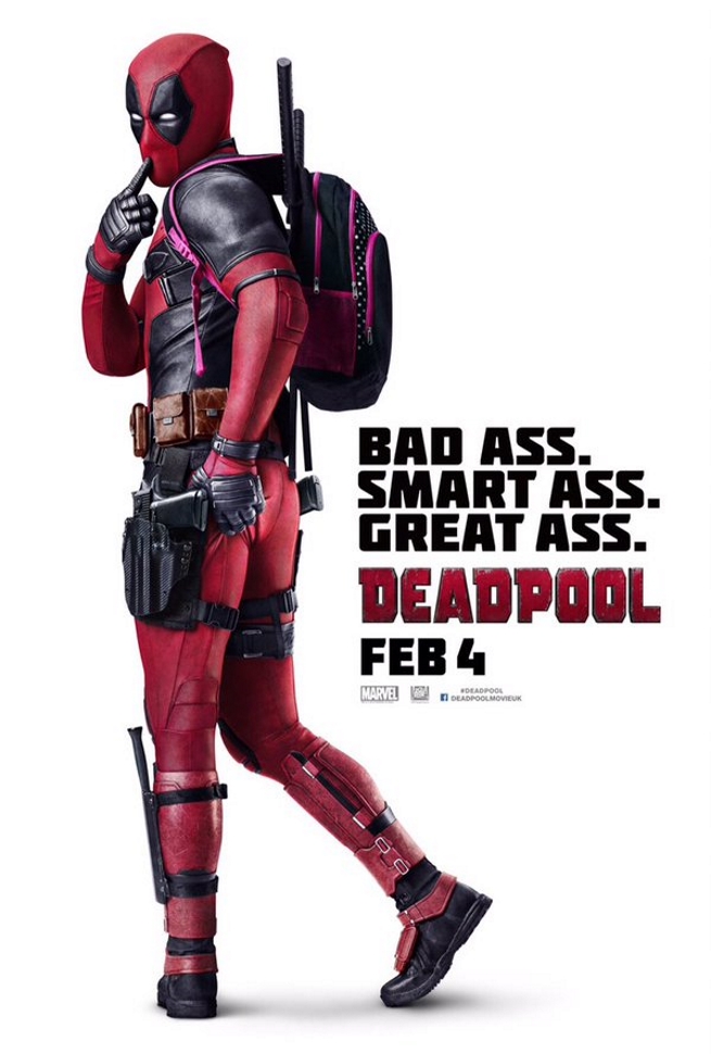 Poster Deadpool versi internasional © 20th Century Fox