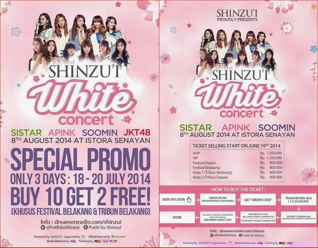Poster Konser Shinzu'i White Concert/Shinzui Official©