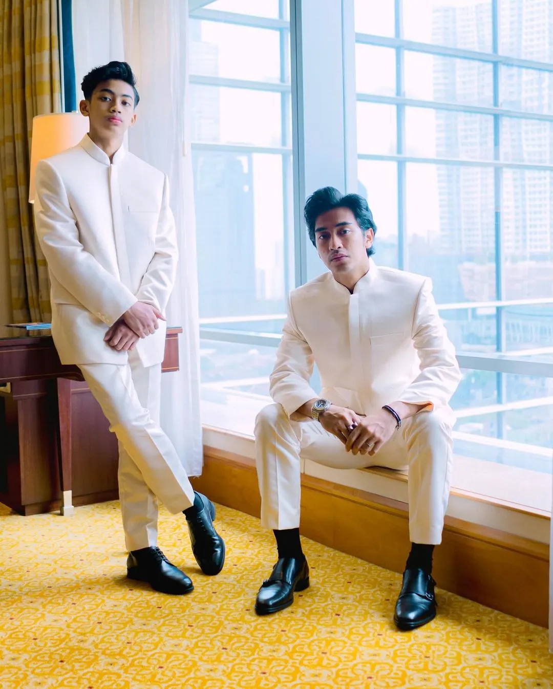 Potret Abidzar Al Ghifari Bareng Ataya Adik Bungsunya (Credit: Instagram/abidzar73)