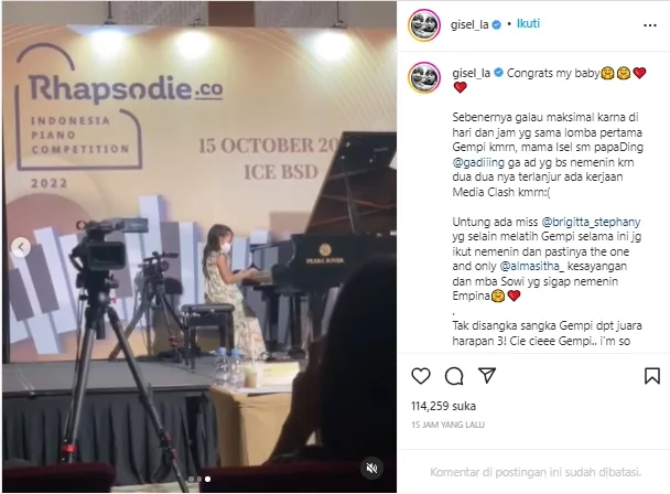 (credit: instagram.com/gisel_la)