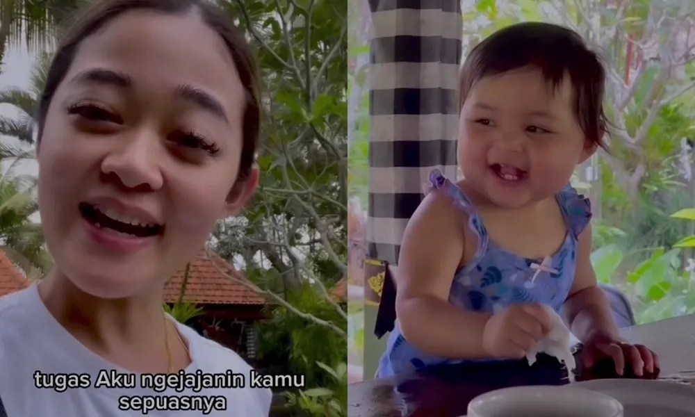 Potret Gisela Cindy Momong Anak Gracia Indri (Credit: Instagram/giselacindy12)