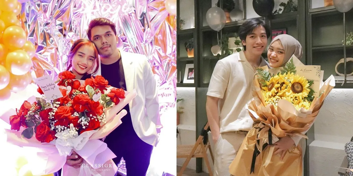 Potret Mesra Thariq-Fuji Versus Putri-Jeffry (Credit: Instagram/thariqhalilintar/putridelinaa)