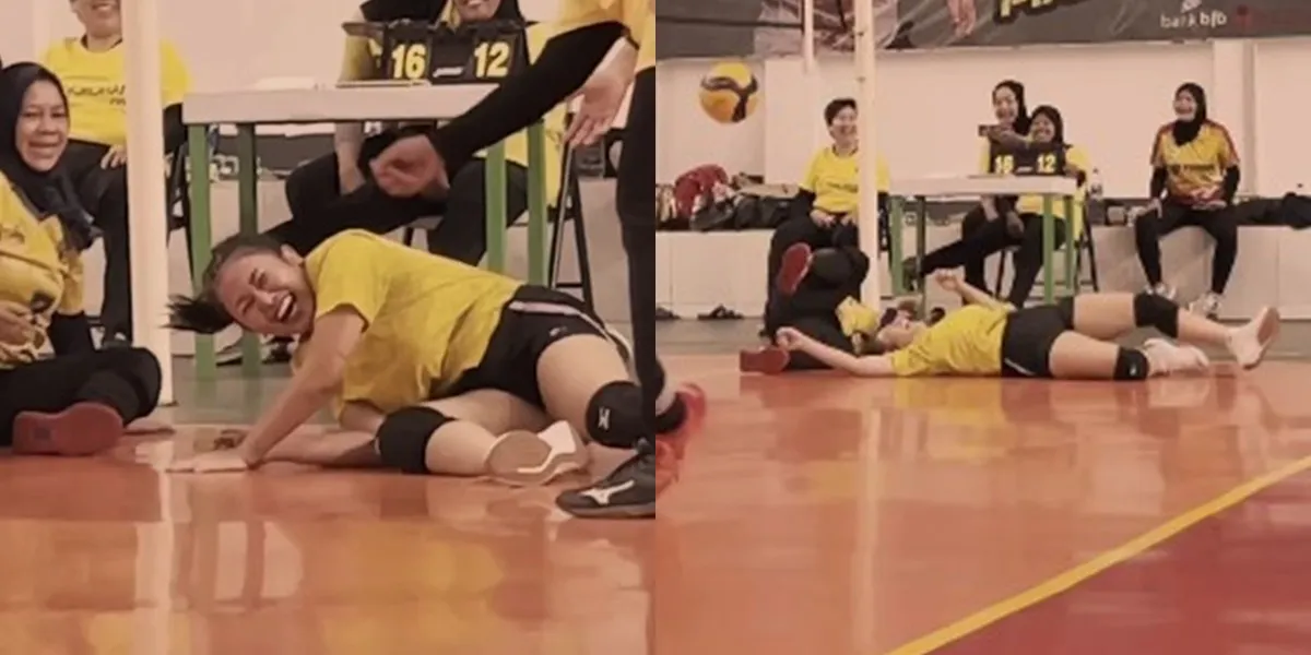 Potret Mutia Ayu Tanding Voli (Credit: Instagram/mutia_ayuu)