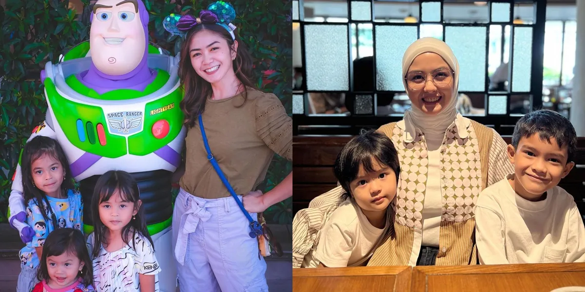 Potret Tyara Renata dan Revalina S Temat Bersama Anak (Credit: Instagram/tyararenata/vatemat)