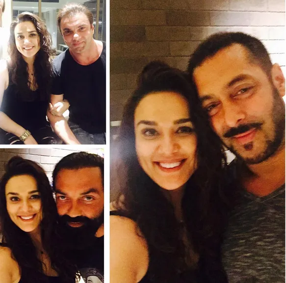 Preity rayakan ulang tahunnya bareng Salman, Sohail dan Bobby ©instagram/realpz