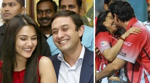 Preity Zinta dan Ness Wadia saat masih mesra. @indianexpress