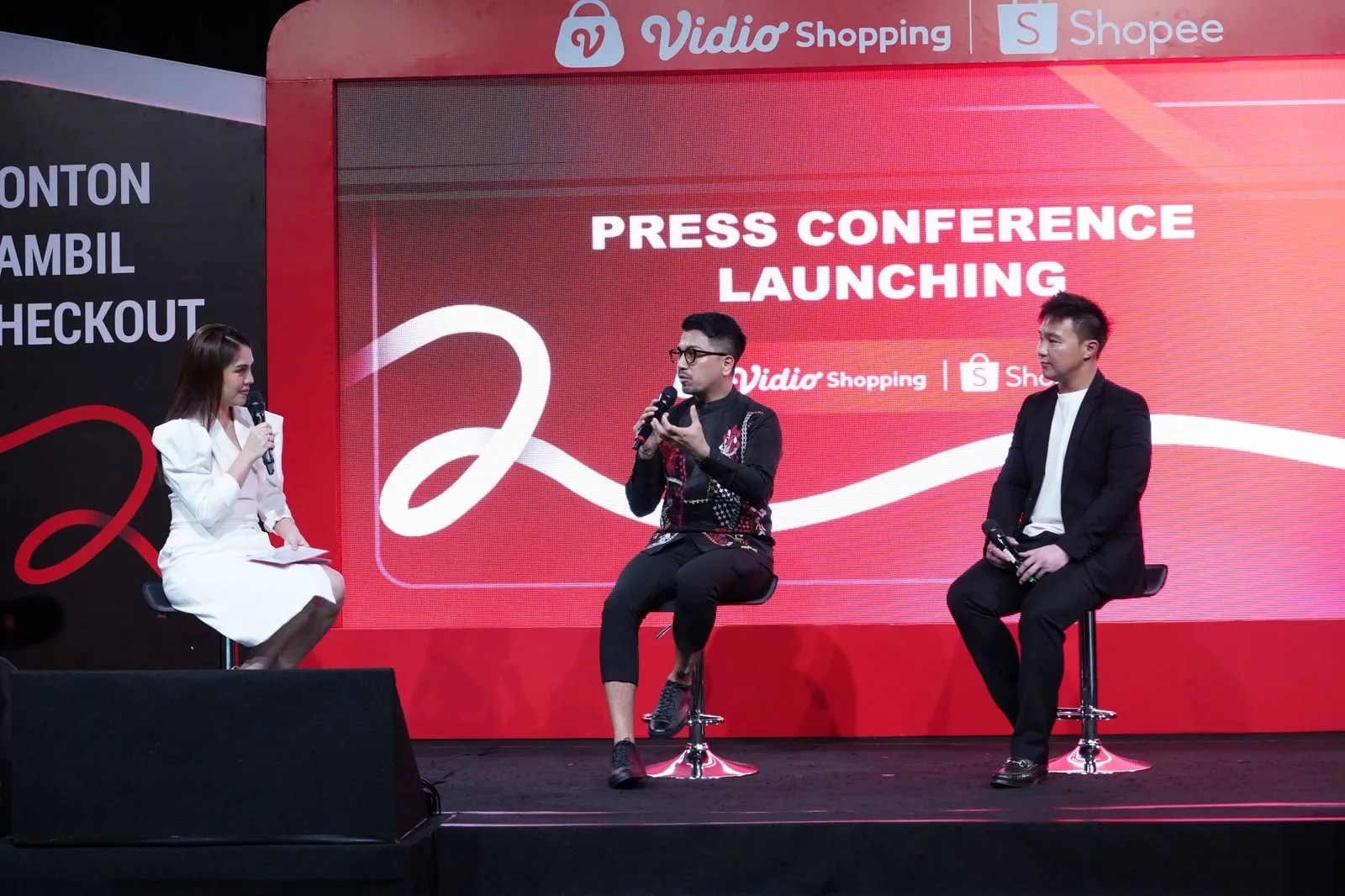Press Conference Vidio Shopping bersama Shopee Indonesia.