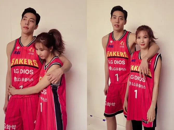 Jung Chang Young dan Jungah, mesra saat pemotretan © instagram.com/i_am_jungah