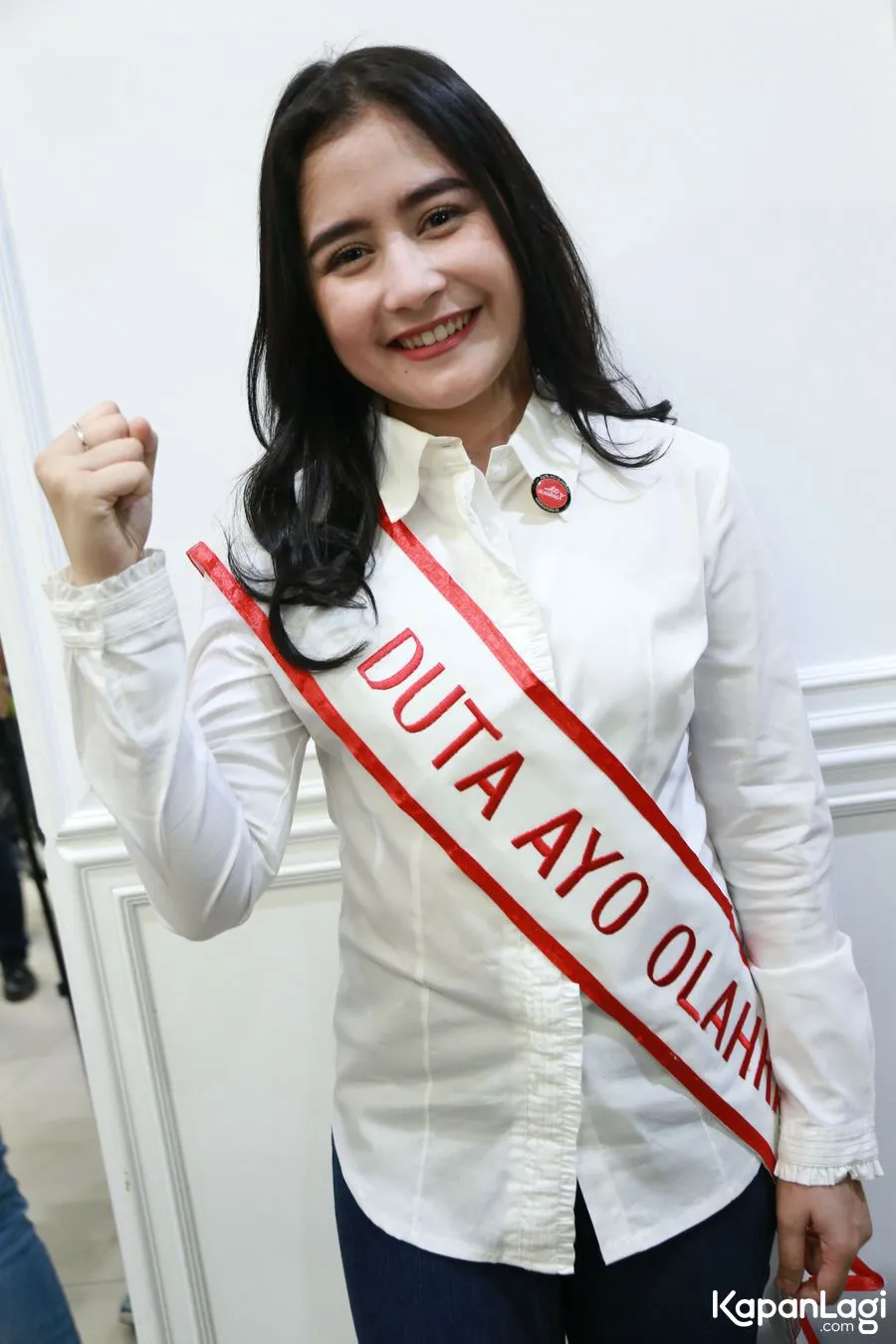 Prilly Latuconsina senang berolahraga sebagai pelampiasan stres © KapanLagi.com®/Agus Apriyanto