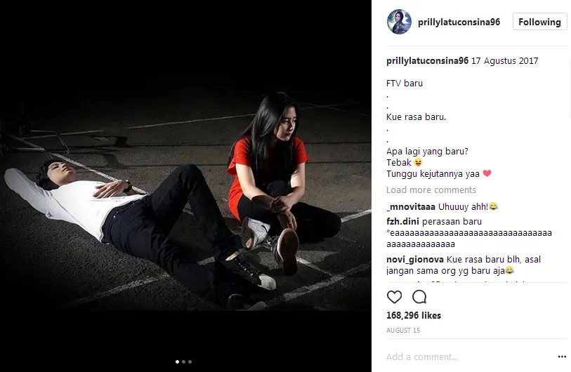 Prilly dan Rassya tengah terlibat proyek baru? © Instagram/prillylatuconsina96