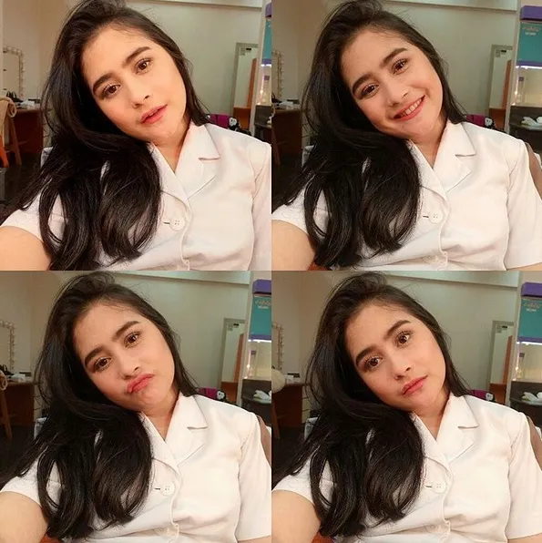 Sejak awal penampilannya, Prilly Latuconsina selalu hadir dengan rambut hitam panjang yang indah. Stunning! /©instagram.com/prillylatuconsina96