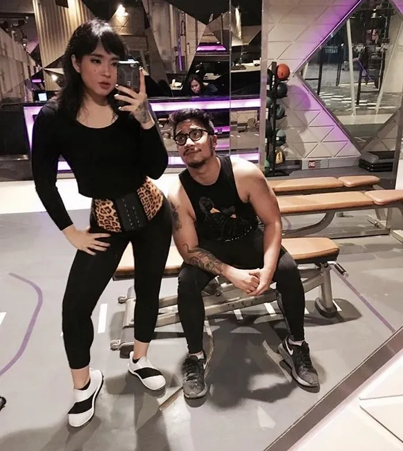 Dengan diet dan olahraga yang teratur, Prisa bisa dapatkan berat badan idealnya. /©instagram.com/sheterror