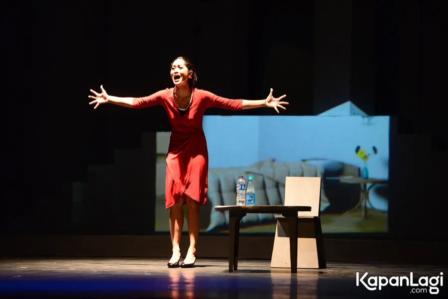 Prisia Nasution berbagi ke publik kesulitan bermain teater © KapanLagi.com®/Agus Apriyanto