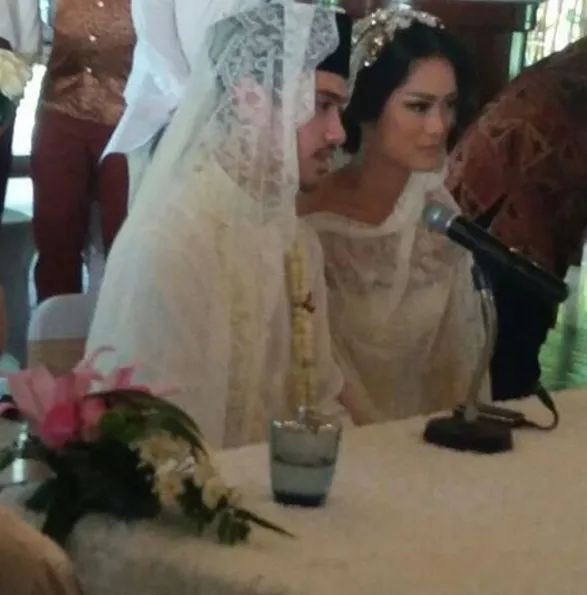 Akad nikah Iedil dan Pia © instagram.com/minluna