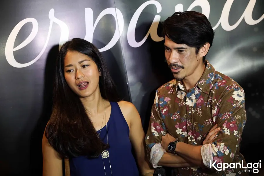 Prisia Nasution dan Iedil Putra saling support satu sama lain. ŠKapanLagi.com/Muhammad Akrom Sukarya