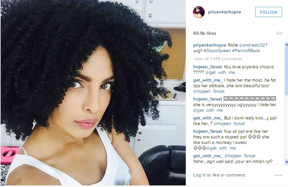Priyanka selfie dengan penampilan barunya, cantik nggak? © Instagram.com/priyankachopra