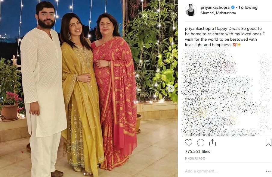 Priyanka Chopra ©instagram.com/priyankachopra